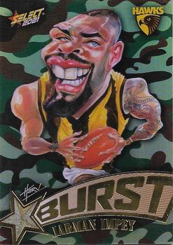 2021 Select AFL Footy Stars - Starburst Caricatures Camo #SBC38 Jarman Impey Front